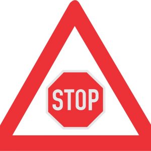 TRAFFIC CONTROL STOP AHEAD ROAD SIGN 300x300 - TRAFFIC CONTROL "STOP" AHEAD ROAD SIGN (W302)