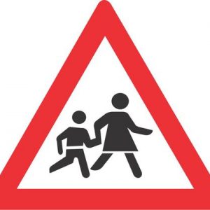 WARNING CHILDREN ROAD SIGN W308 300x300 - WARNING CHILDREN ROAD SIGN (W308)